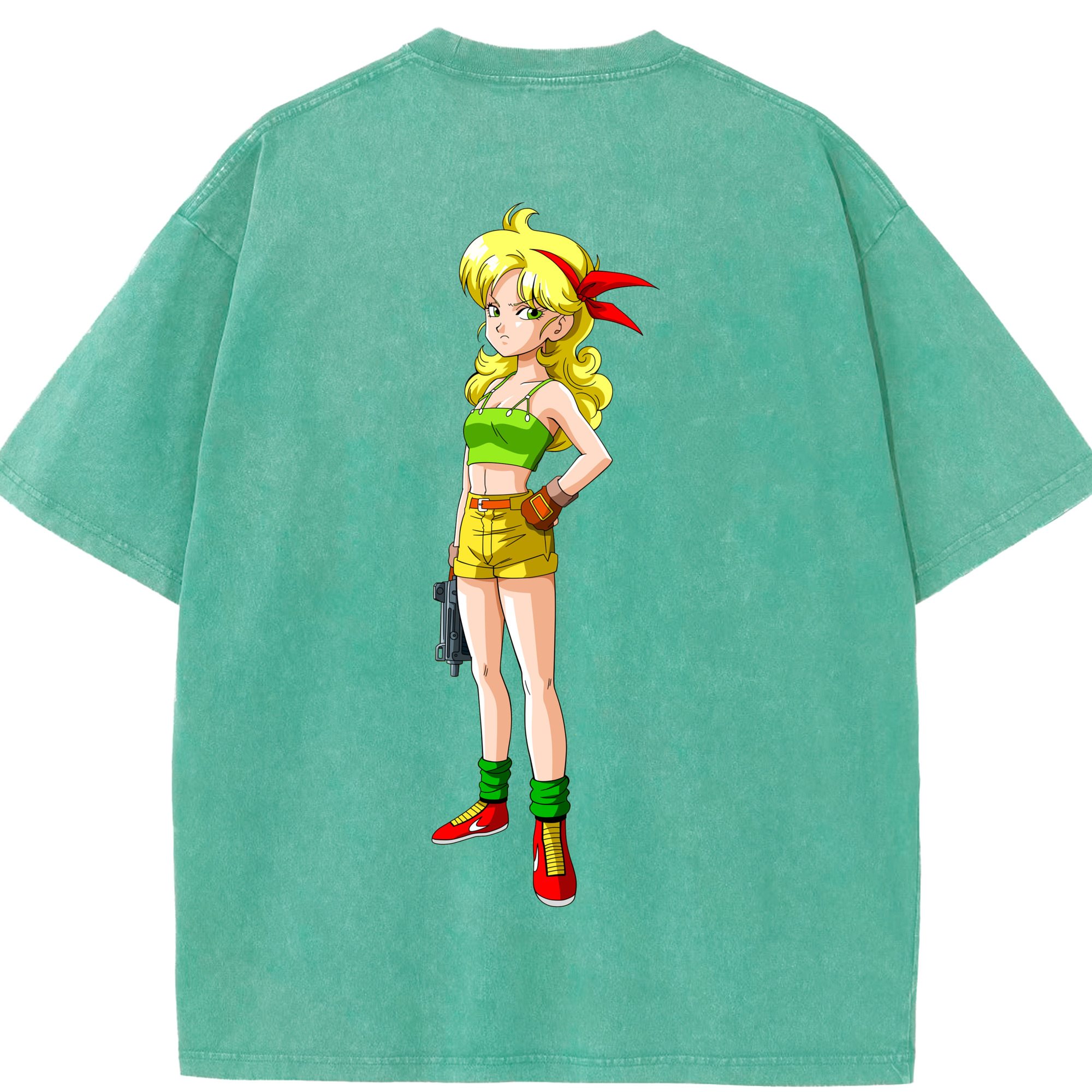 （画像用） ドラゴンボール DRAGON BALL 綿100% ヴィンテージ風 半袖Tシャツ（背面プリント）